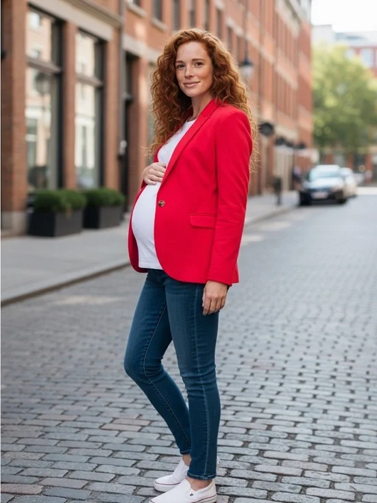 H&M Women's Hot Pink Tailored Blazer - Picture 4 of 11